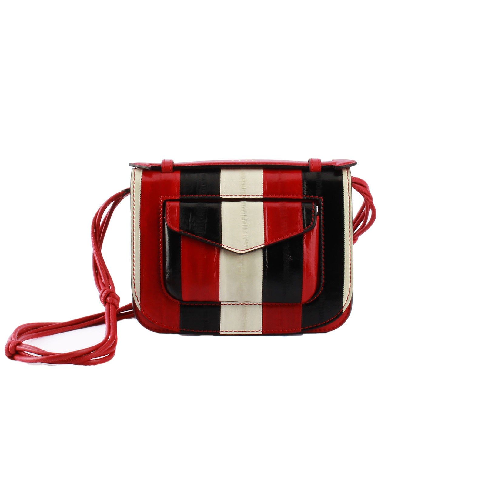 AIMÉE KNOTTED harlekin -red/white/black-