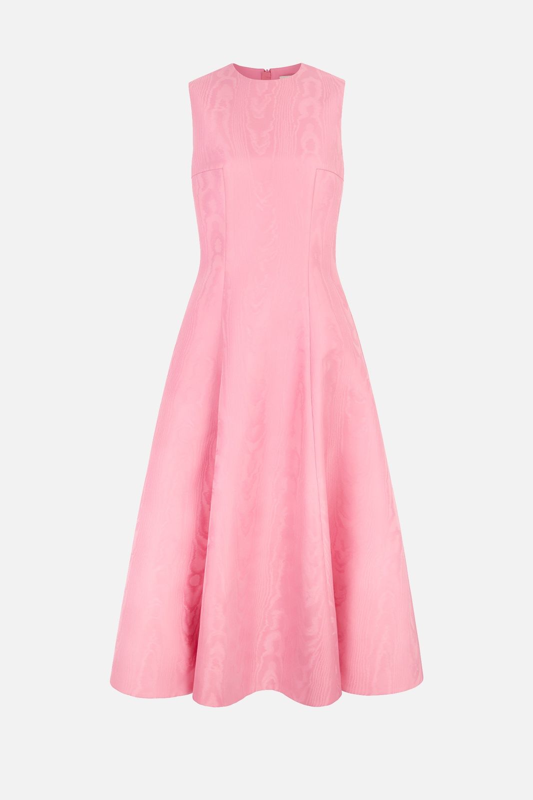 Mara Dress in Pink Moire Mikado
