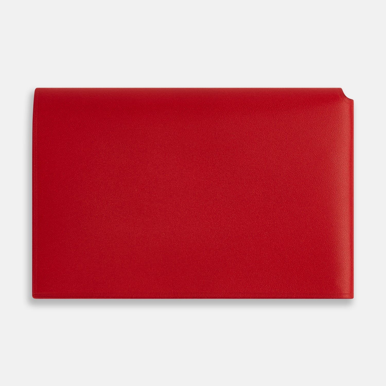 Red Leather Trifold Wallet