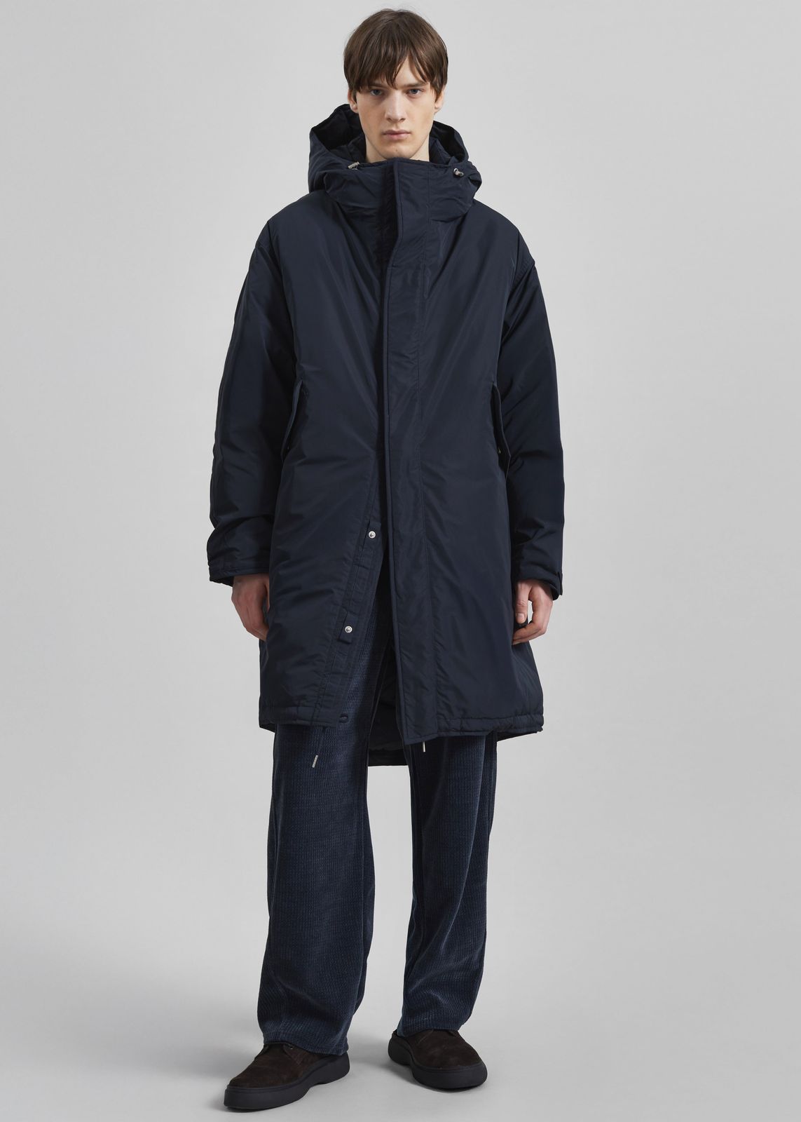 Cobar Padded Parka - Dark Navy