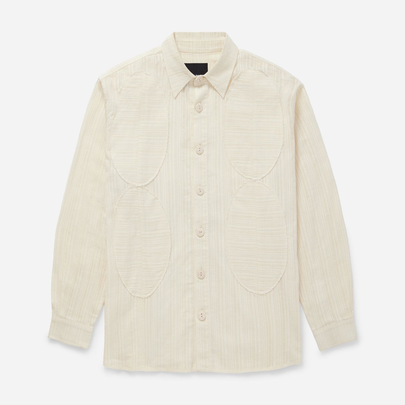 Cream Cut-Out Shirt