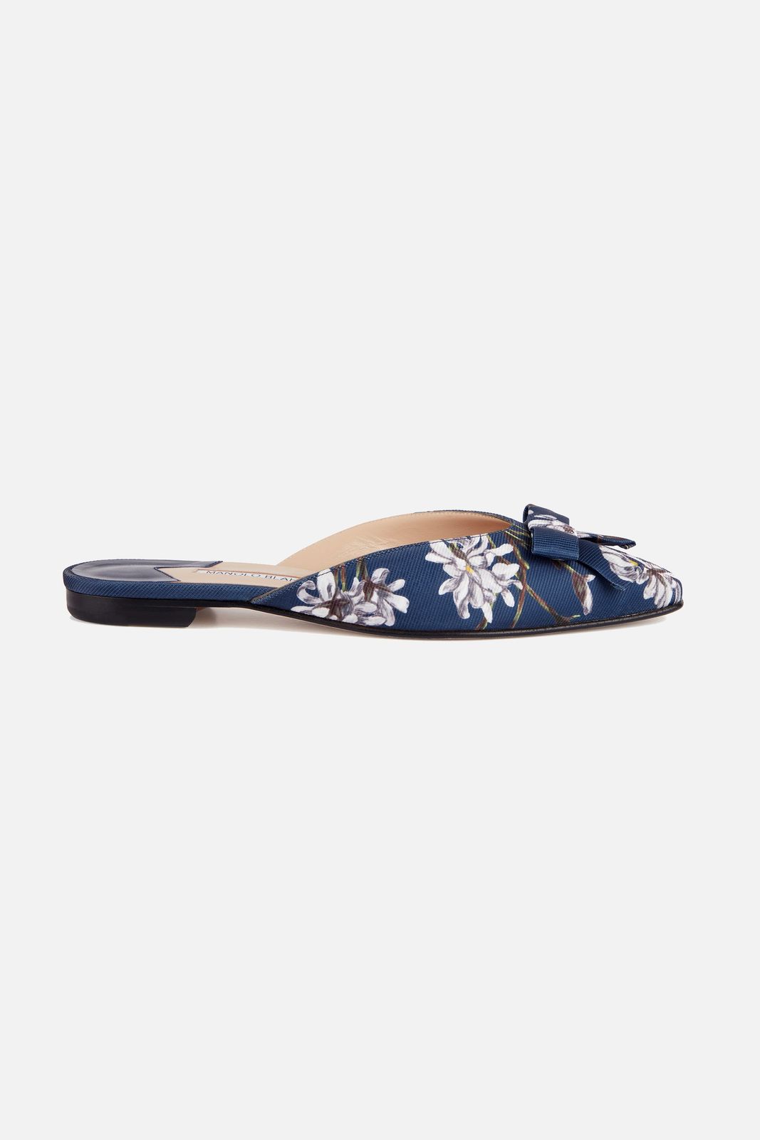 Balliwic Shoe in Midnight Magnolia Print Taffeta Faille