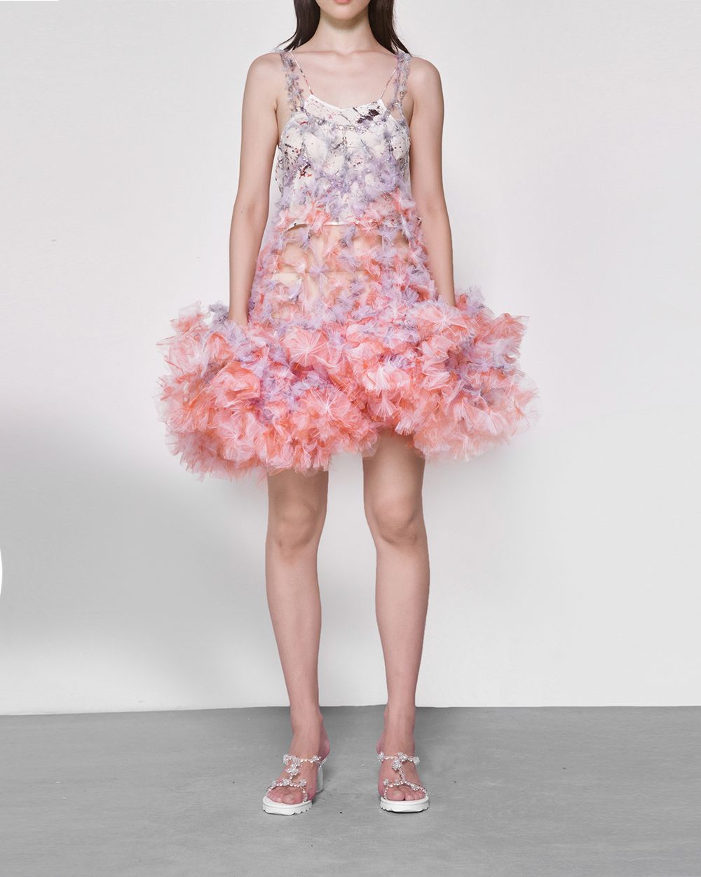 Air-RIbbon Puff Dress