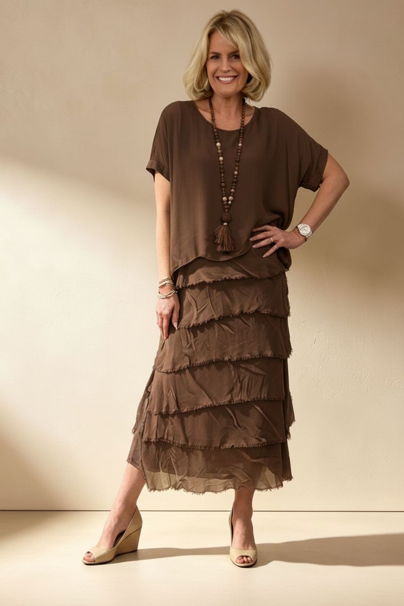 Freya - Silk Maxi Dress