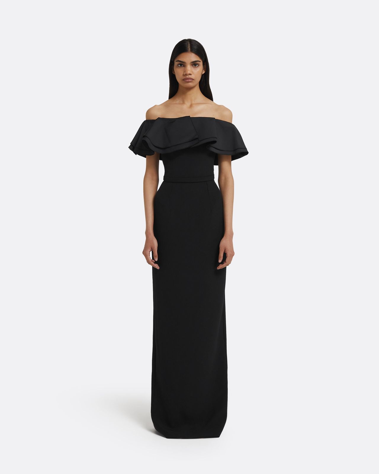 Ryan Long Dress in Black