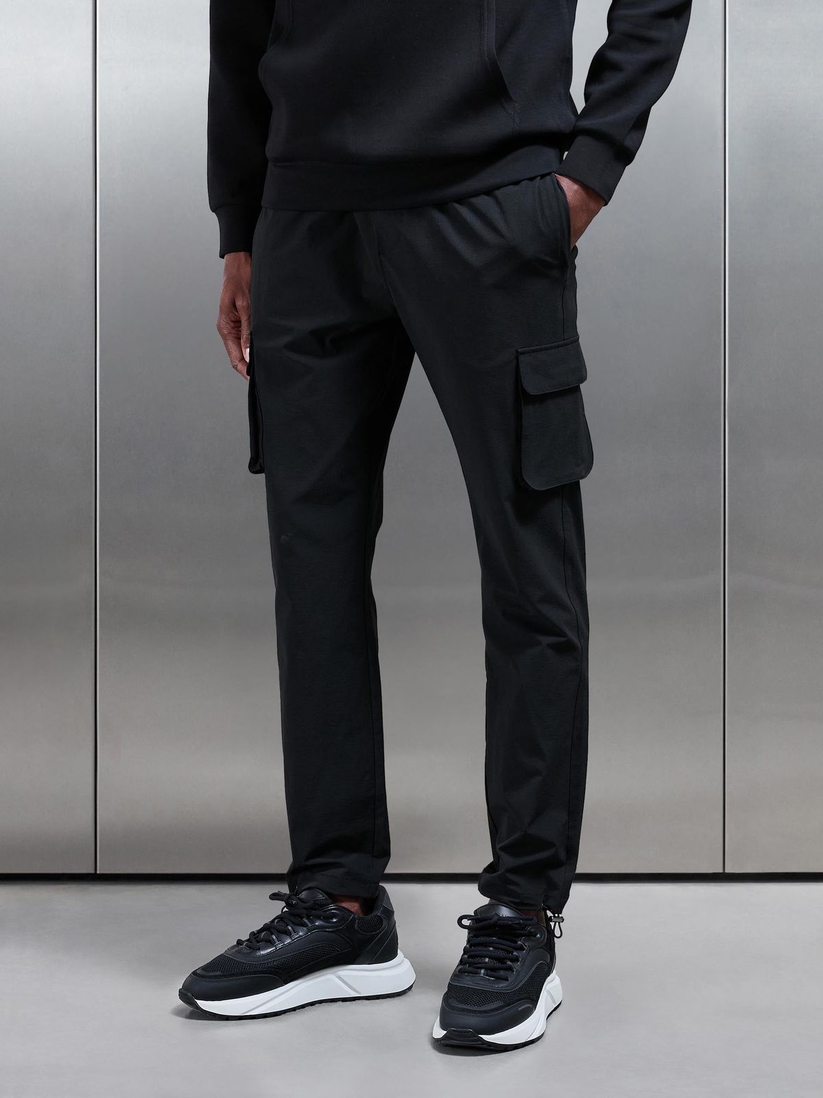 Utility Cargo Pant in Black
