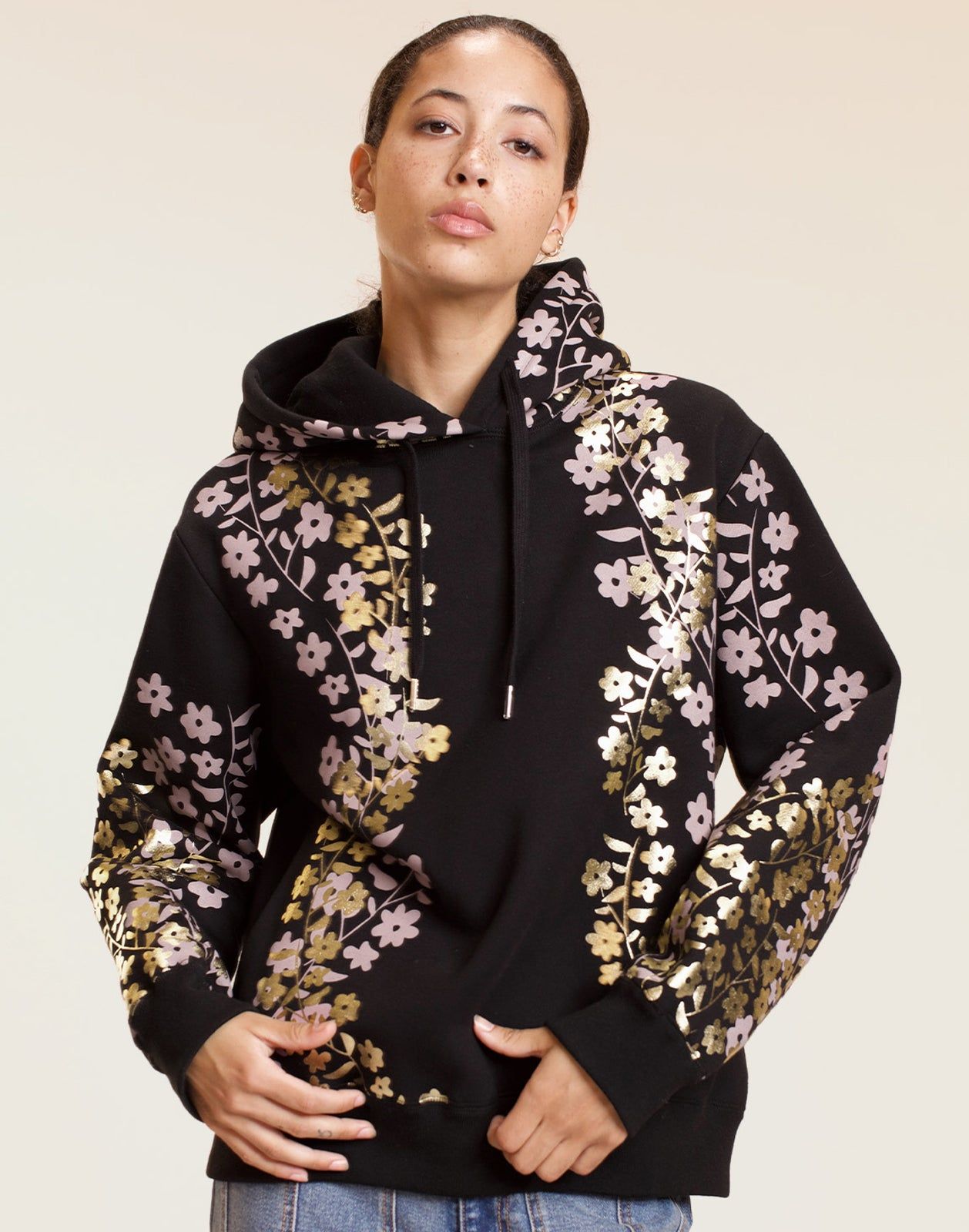 Gold Foil Hoodie