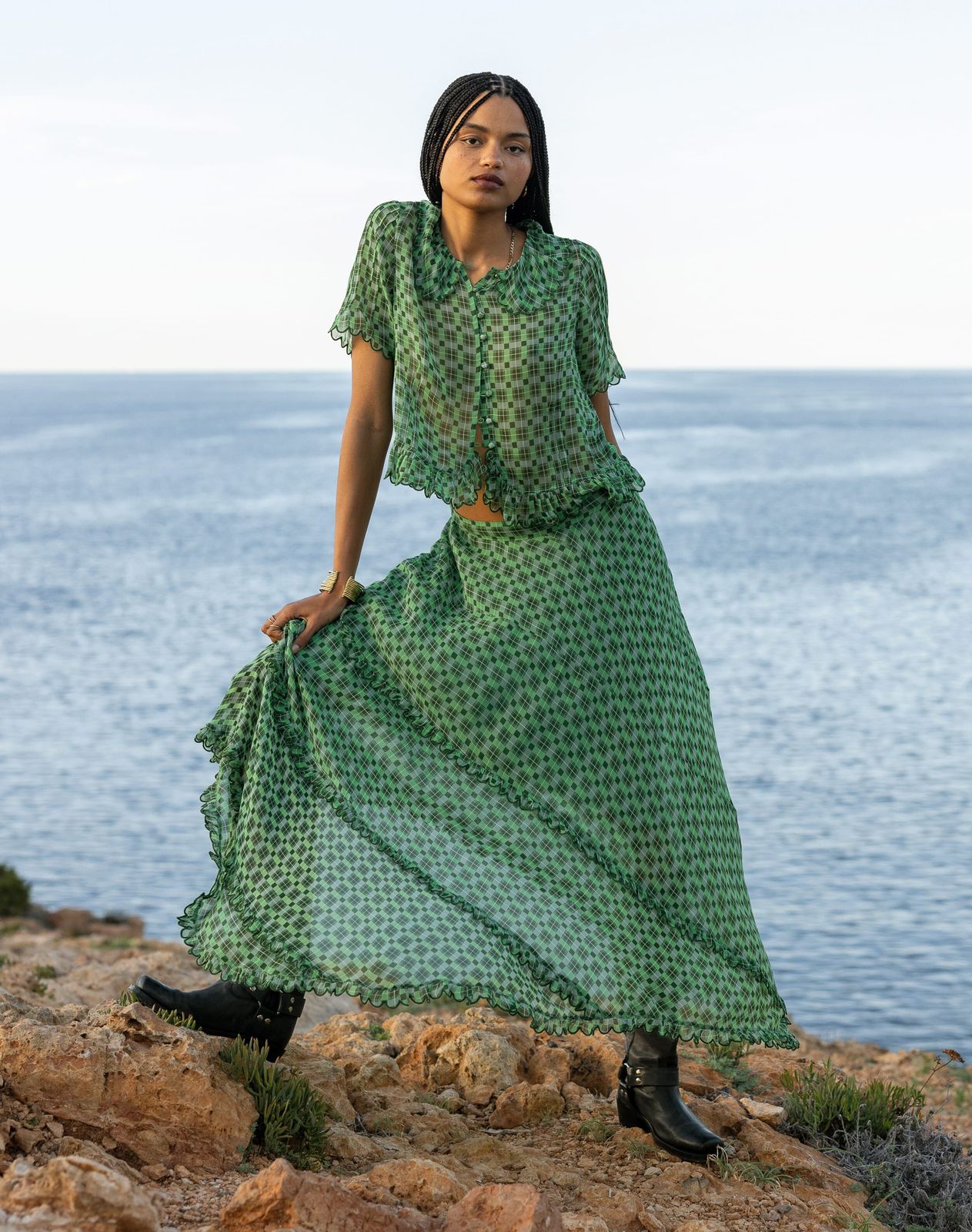 The Check Skirt