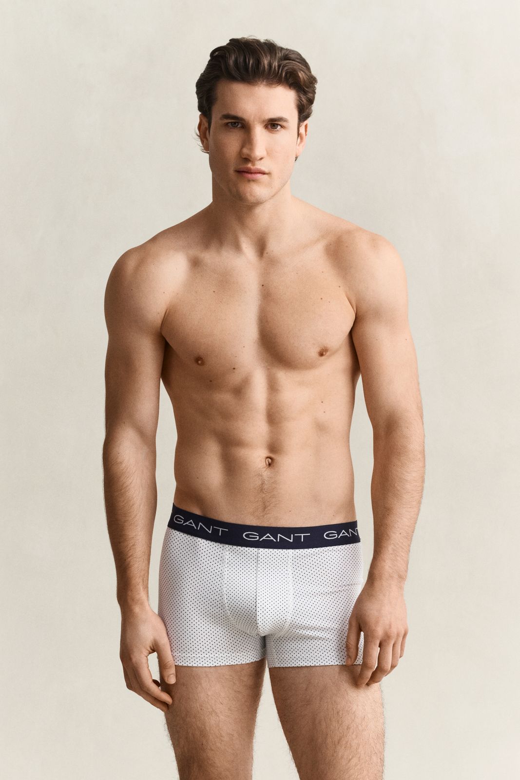 3-Pack Dot Print Trunks - MARINE