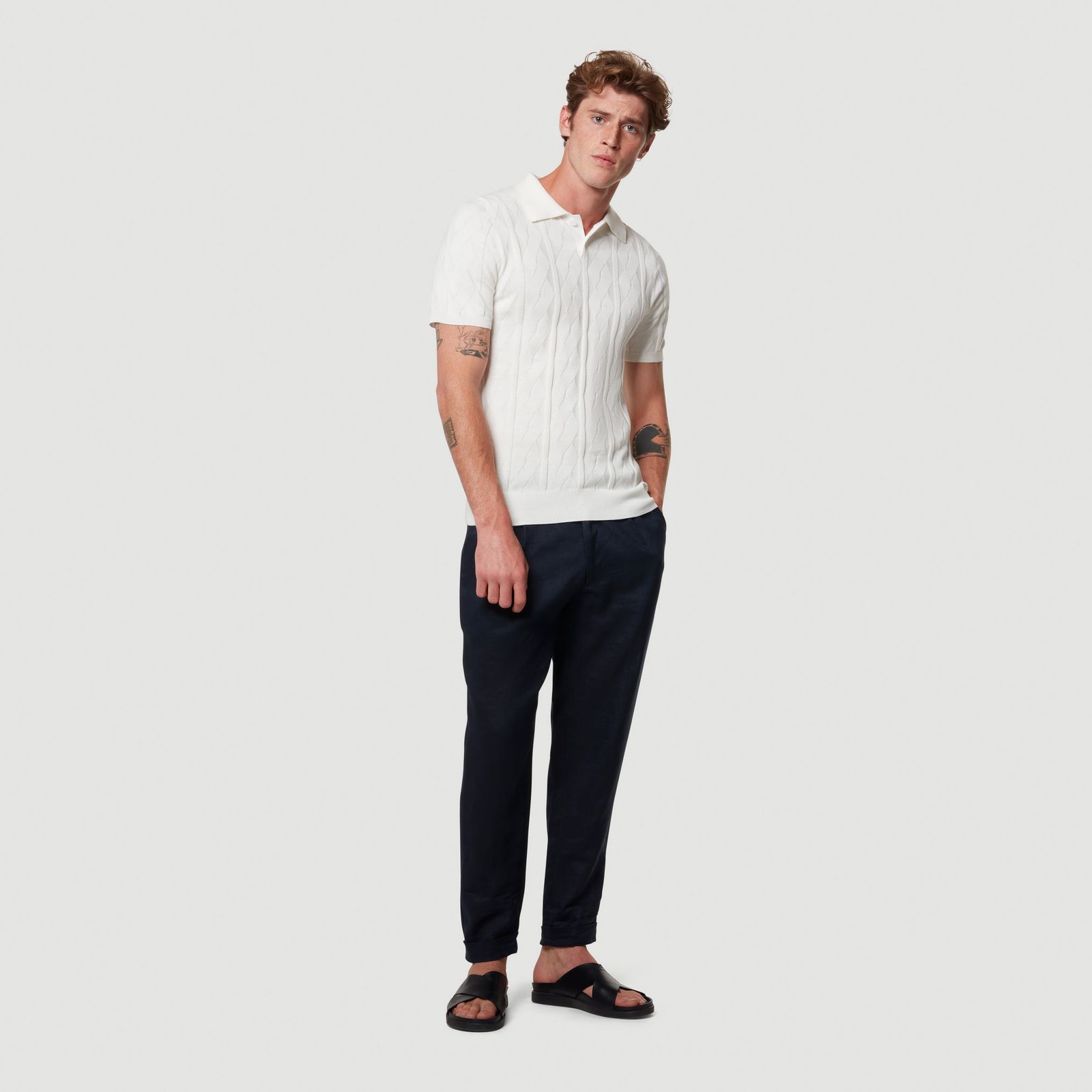 ALFIE POLO - WHITE
