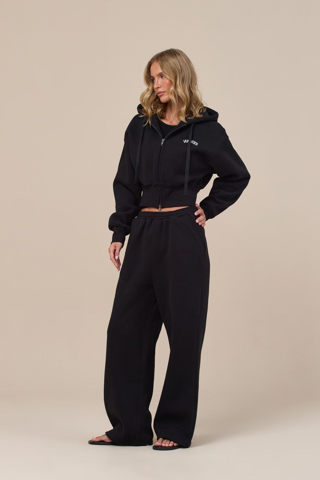 SLOANE RELAXED SWEATPANTS | BLACK