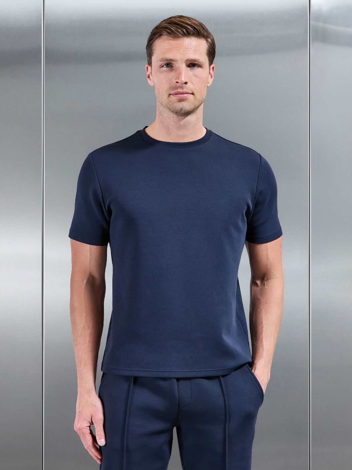 Everyday Luxe T-Shirt in Navy