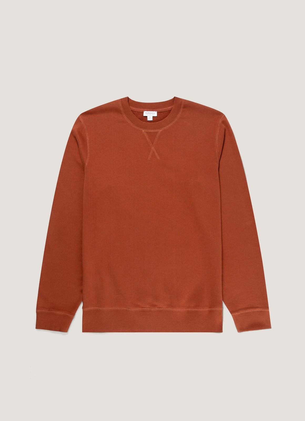Men's Loopback Sweatshirt in Rust