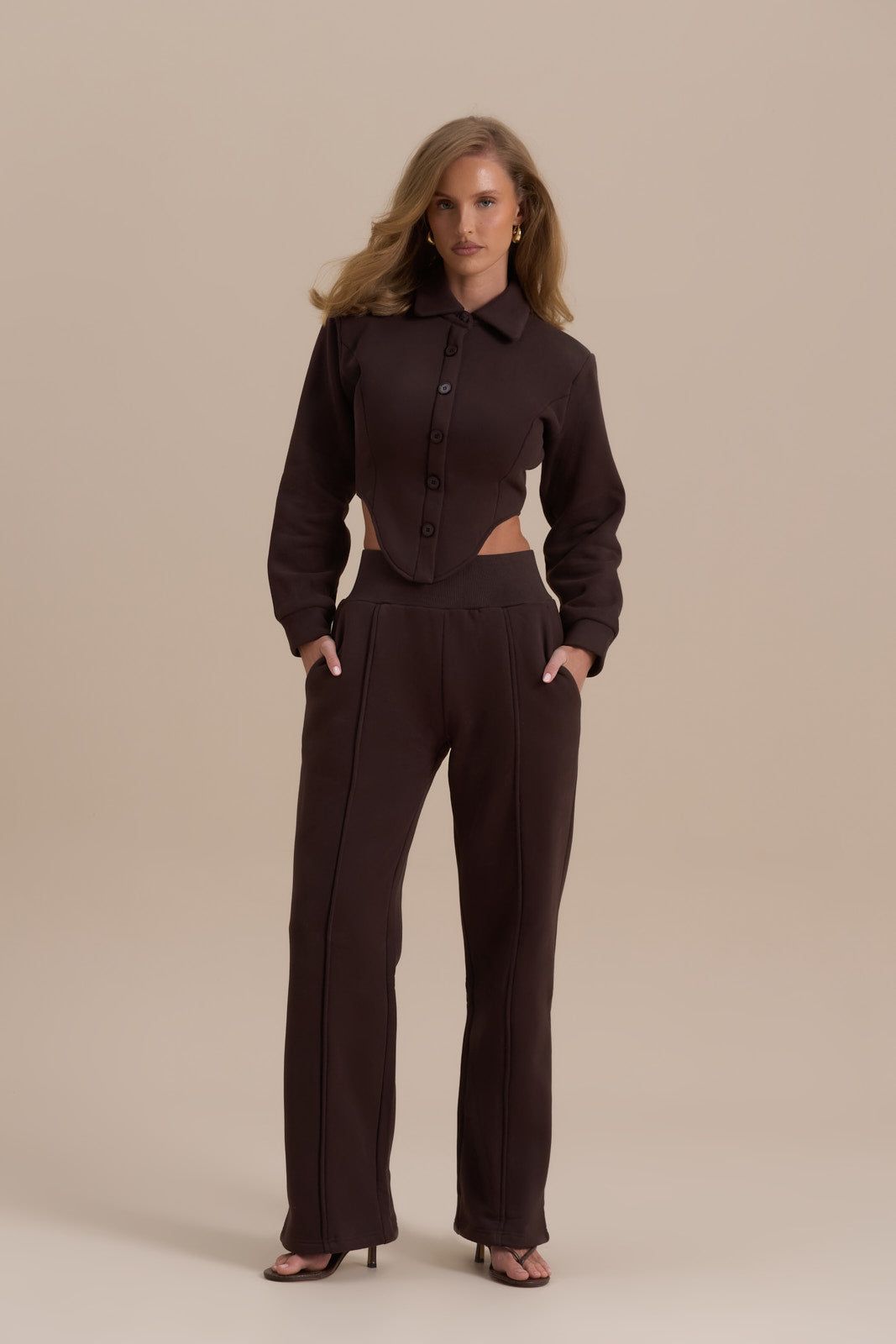 HATTIE TROUSERS | CHOCOLATE