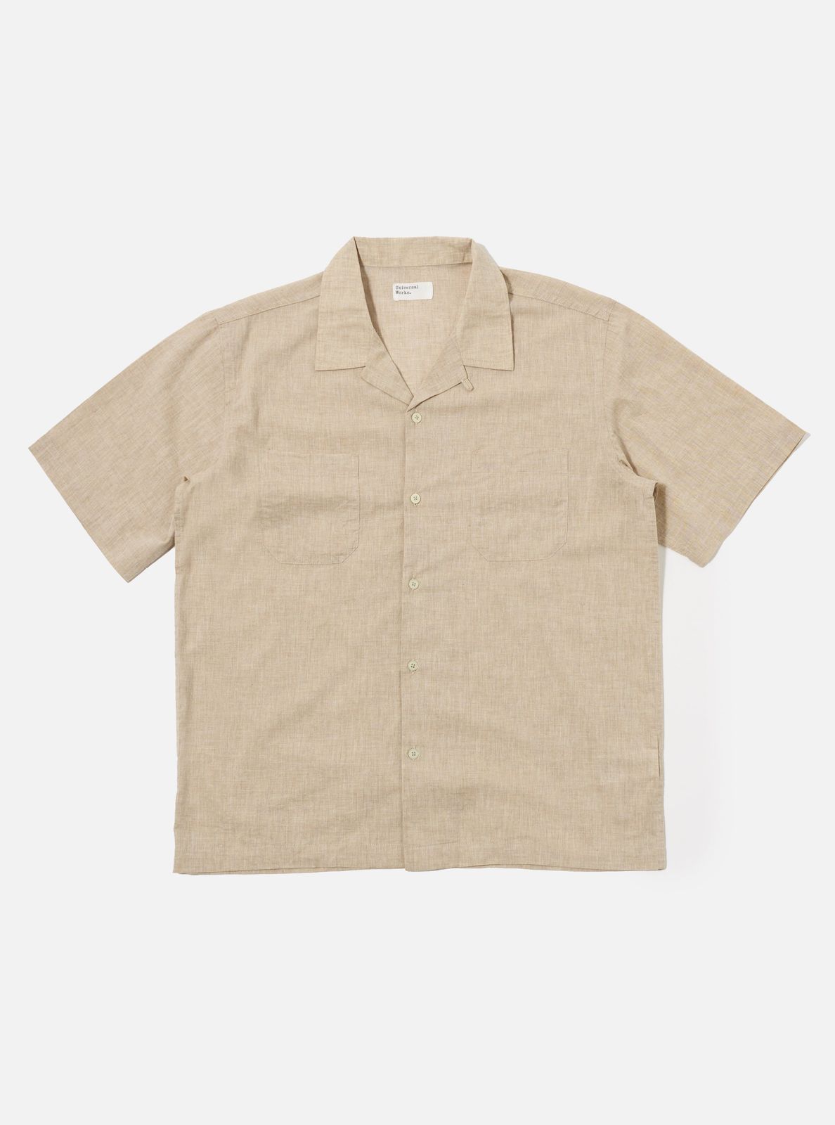 Beige Fine Organic Cotton Sal Road Shirt