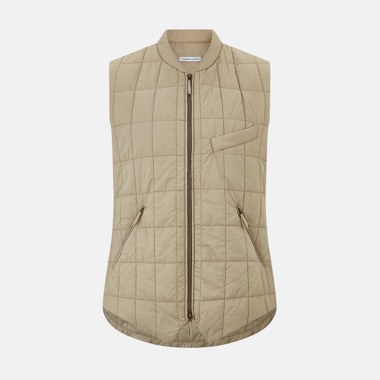 Sand Quilted Gilet