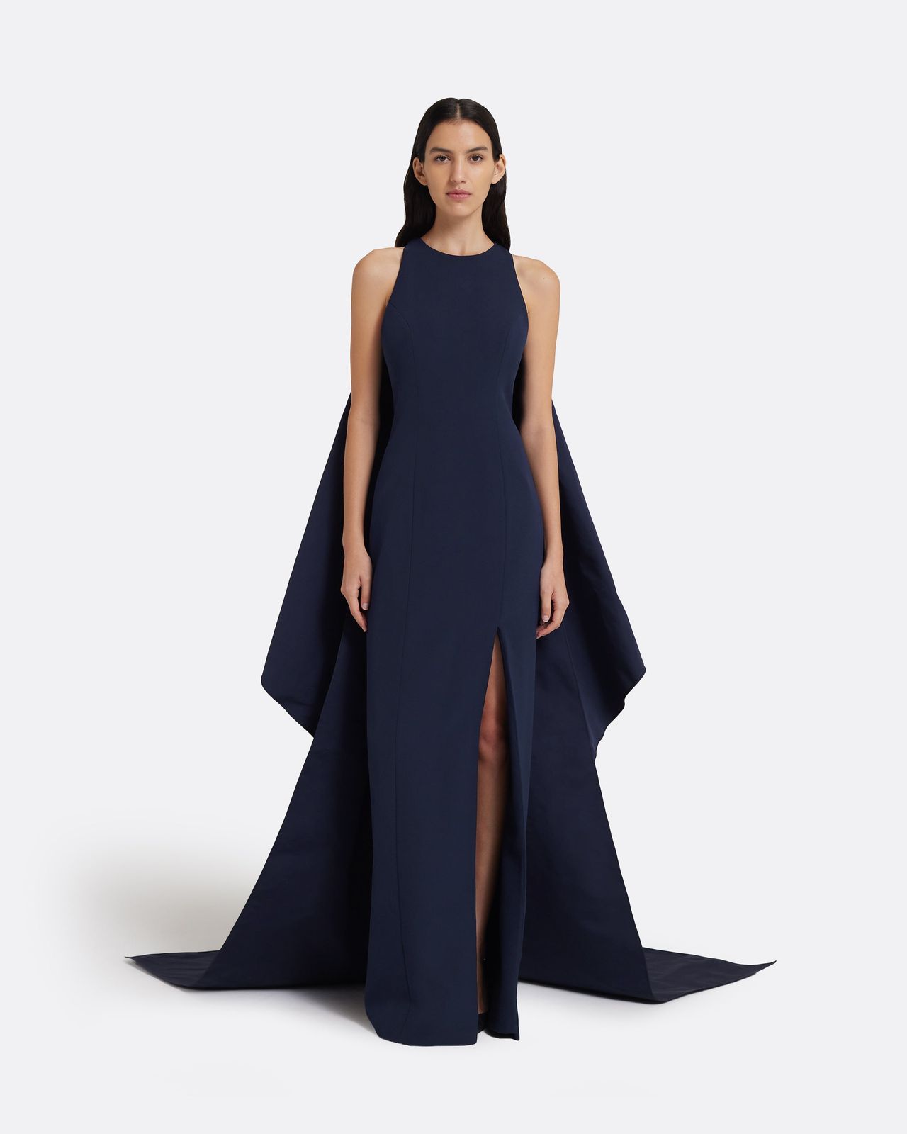 Selena Long Dress in Maritime Blue