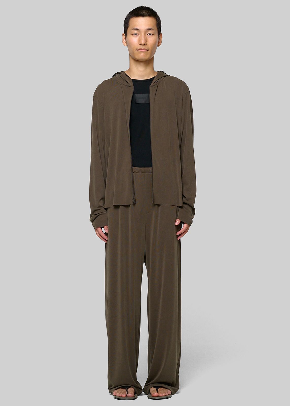 Amomento Easy Banding Pants - Brown