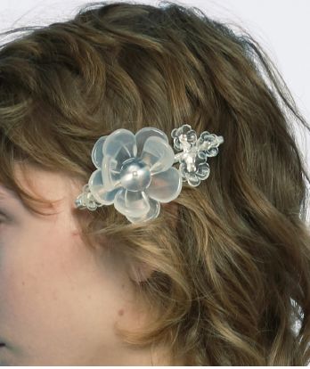3D PRINTED FLOWER HAIRCLIP