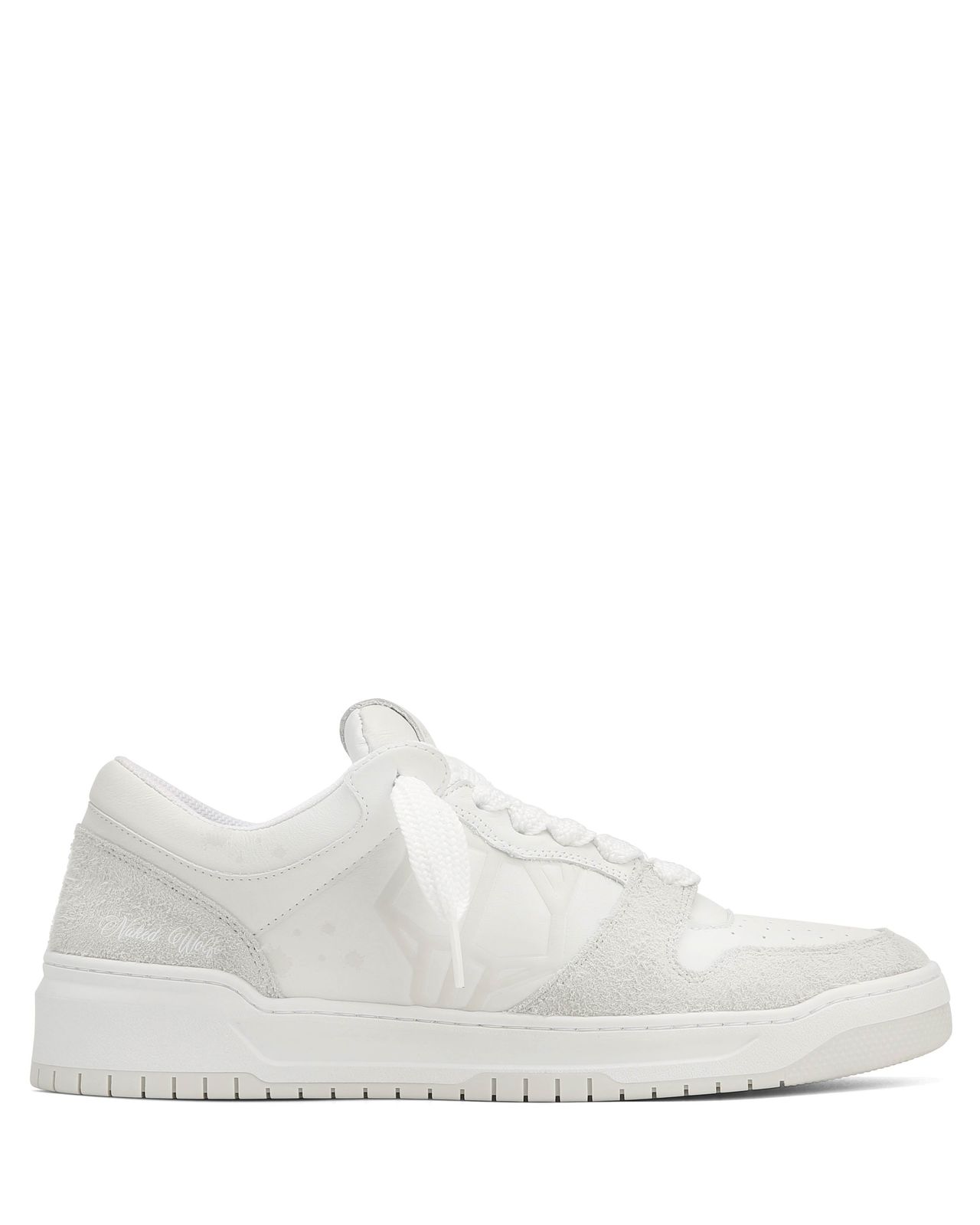 CM-00 White Lth / Hairy Ice Suede Combo