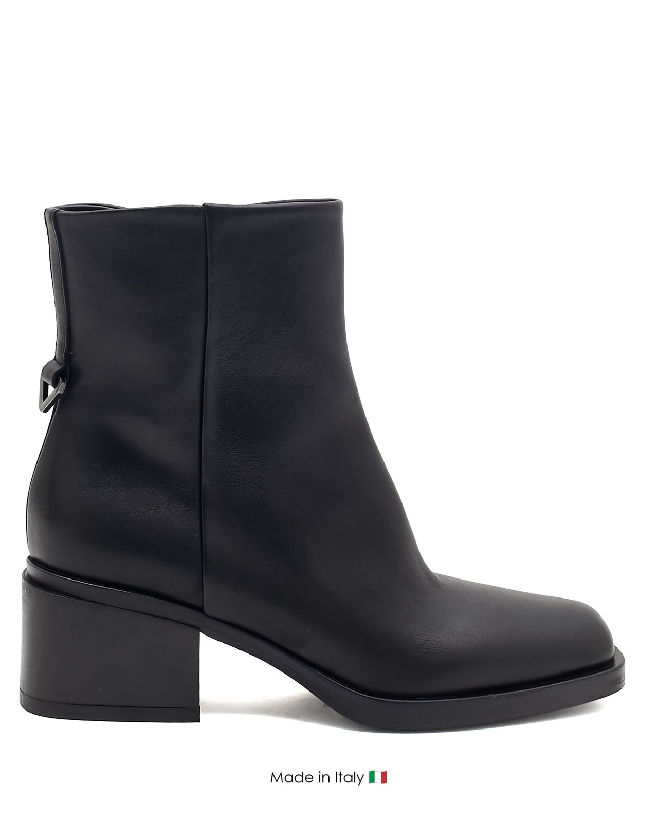 E4421 Black / Gun Metal Boot Leather