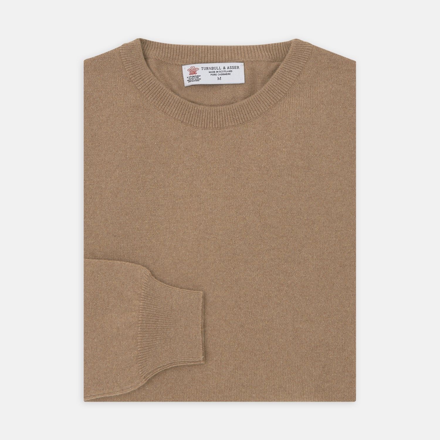 Natural Crew Neck Cashmere Jumper