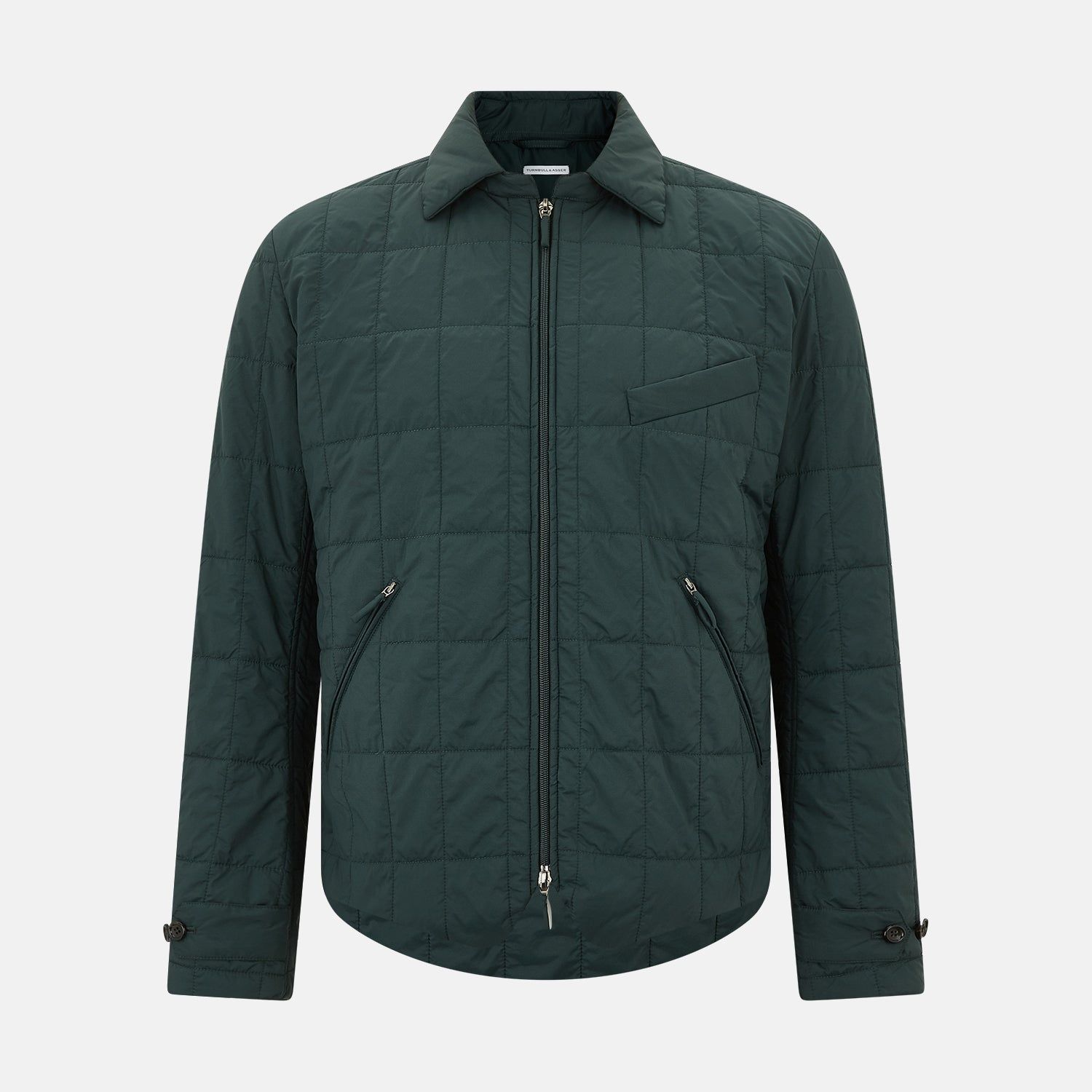 Battersea Forest Green Quilted Jacket
