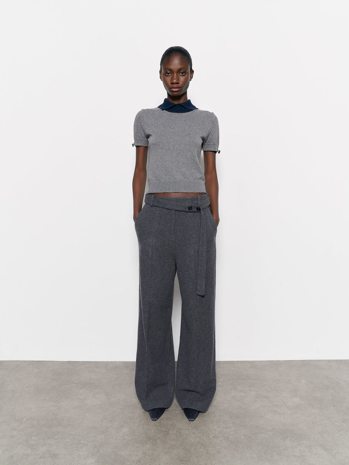 Maali Trousers Charcoal
