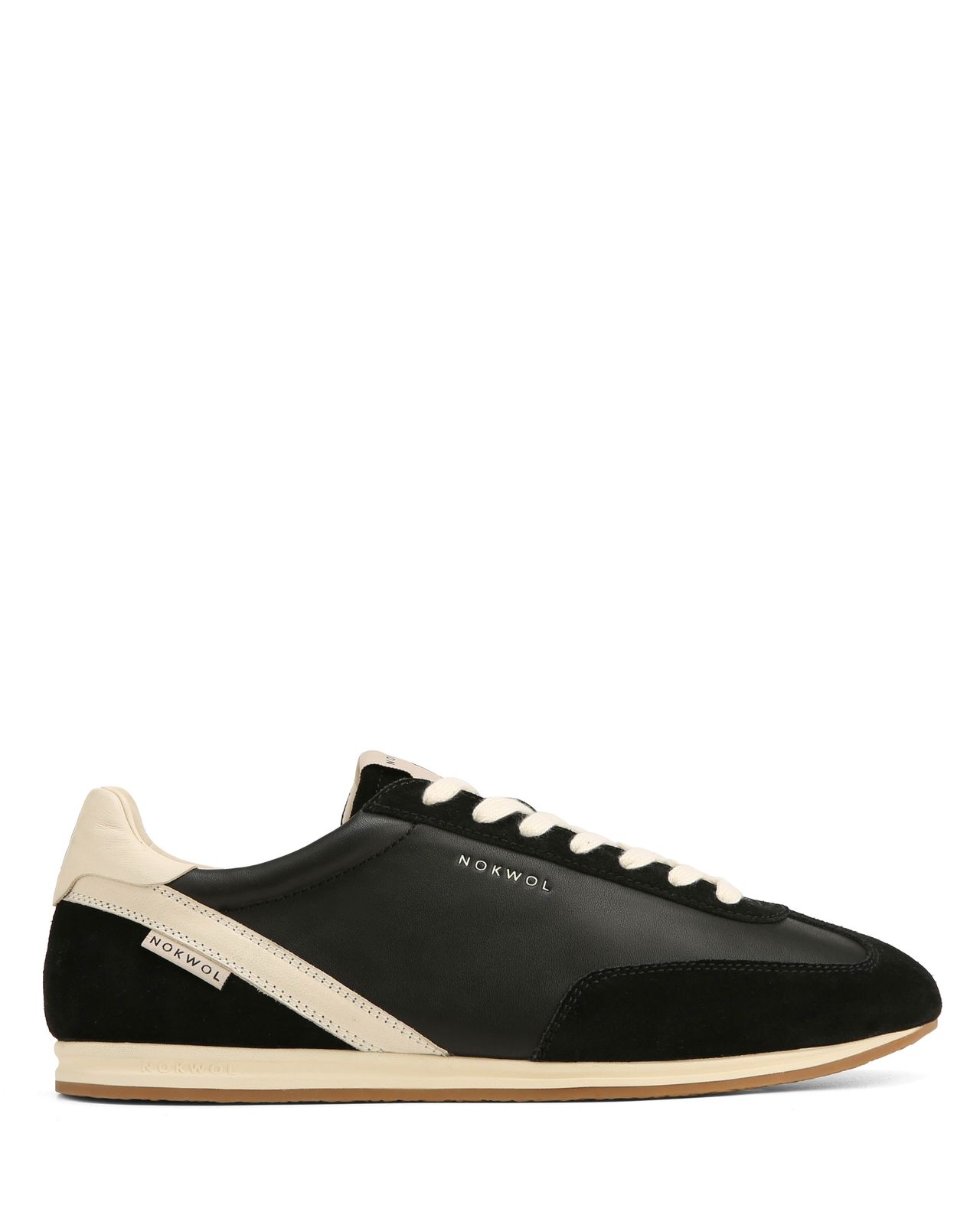 Ari-M Black/Off White Suede/Leather