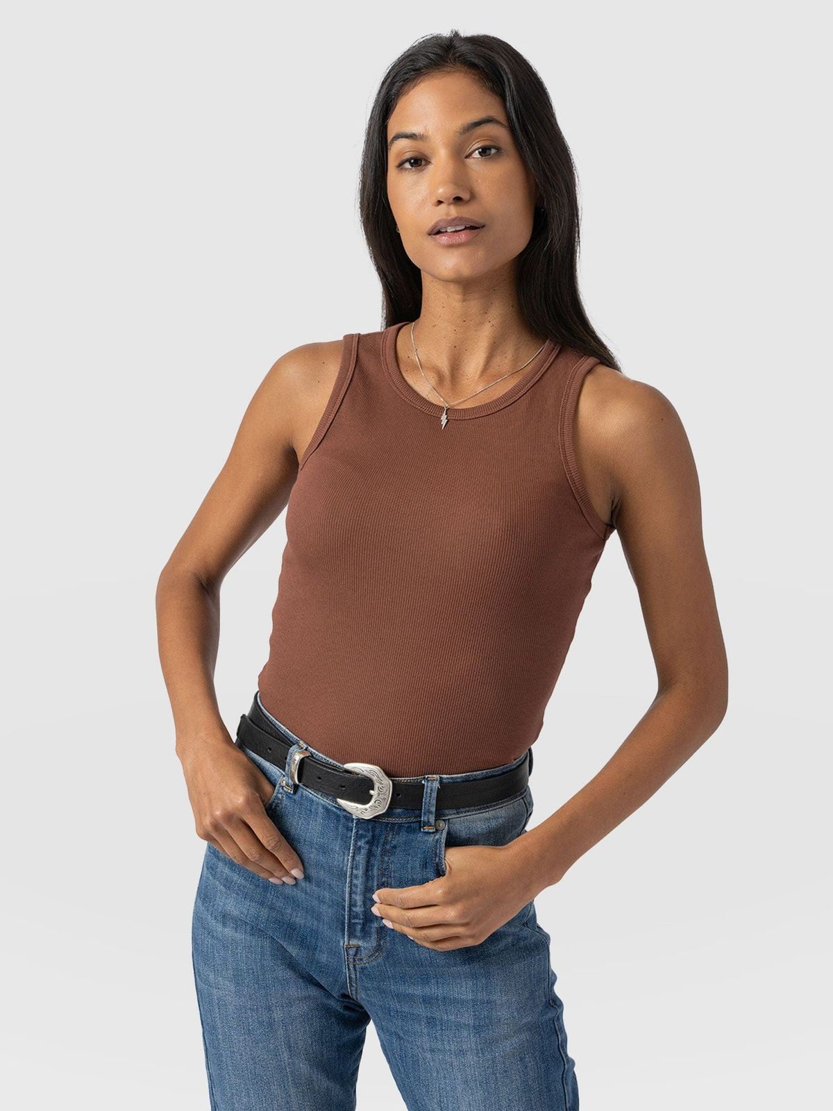 Nova Racer Vest - Russet Brown