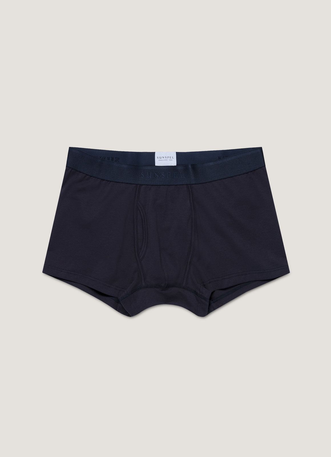 Men's Superfine Cotton Trunks in Navy