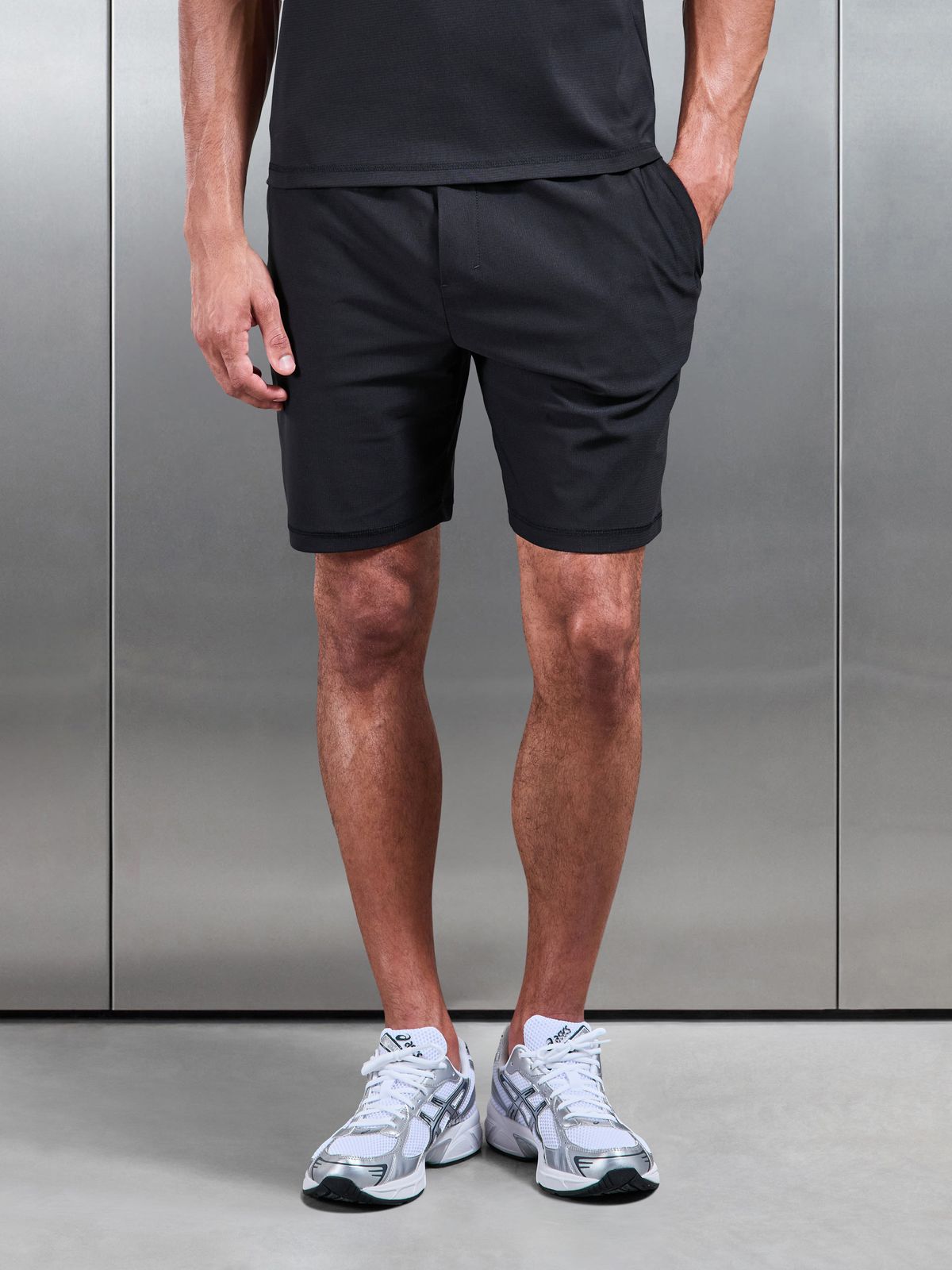 Warp Knitted Short in Black