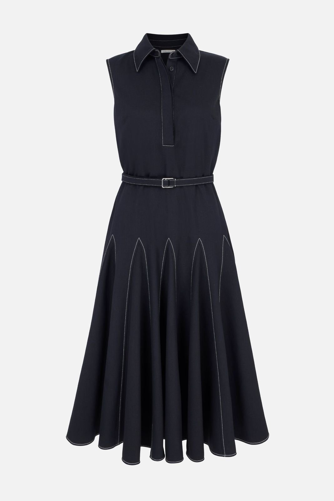 Monique Dress in Black Denim