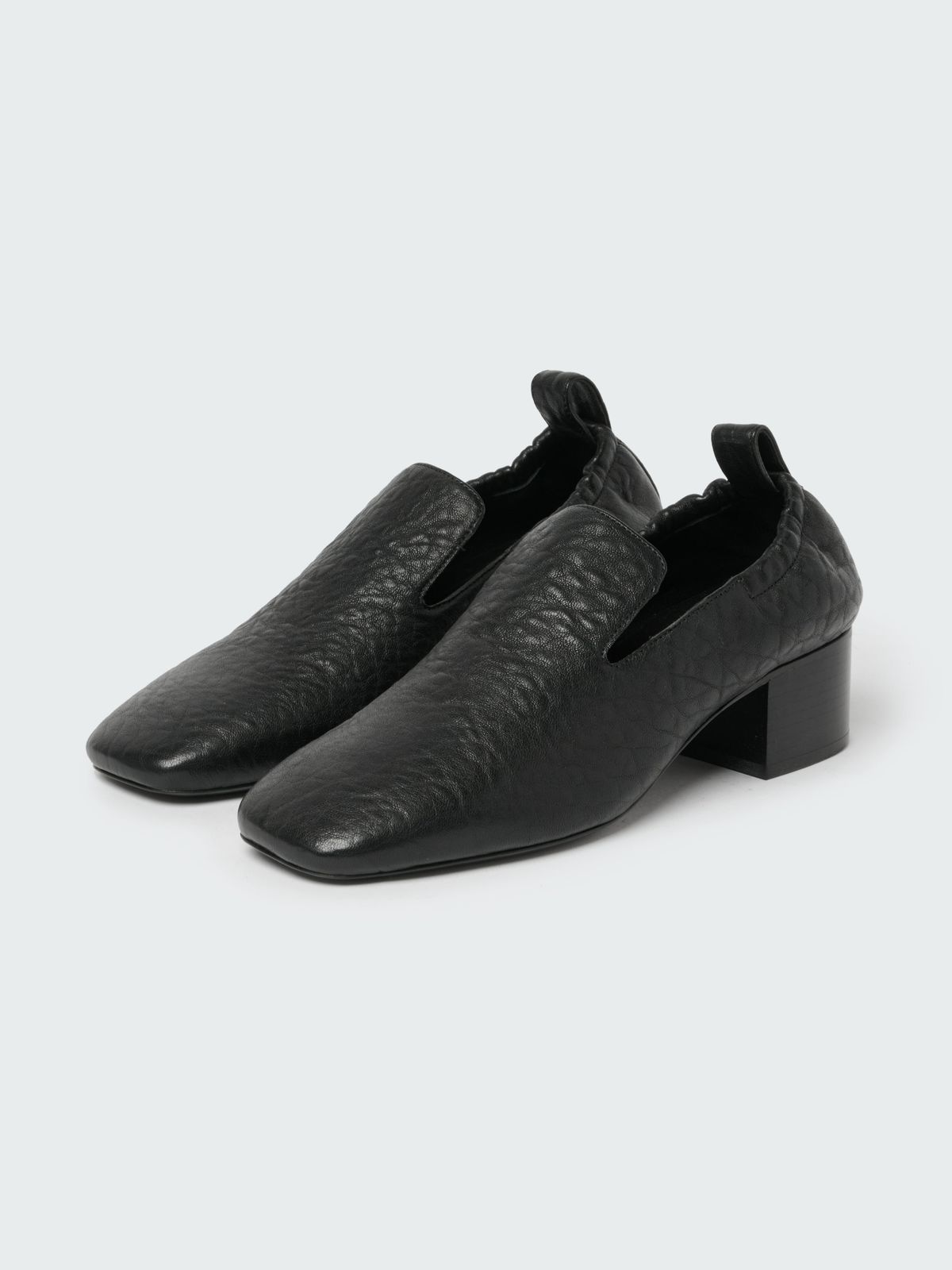 Moon Leather Shoe in Black