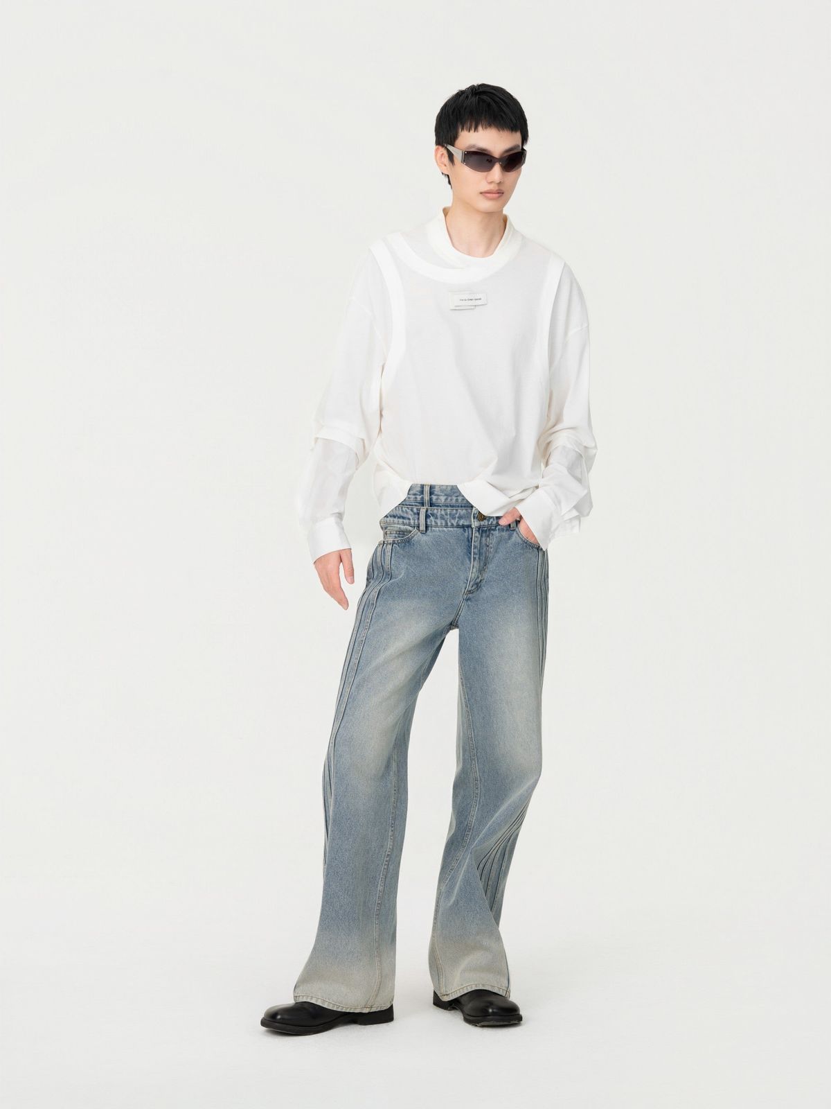 2 IN 1 LONG SLEEVE TEE