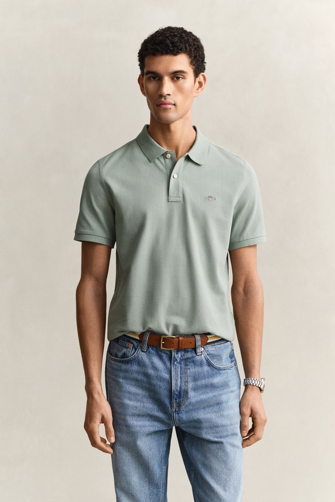 Classic Regular Polo Shirt - TARTAN GREEN