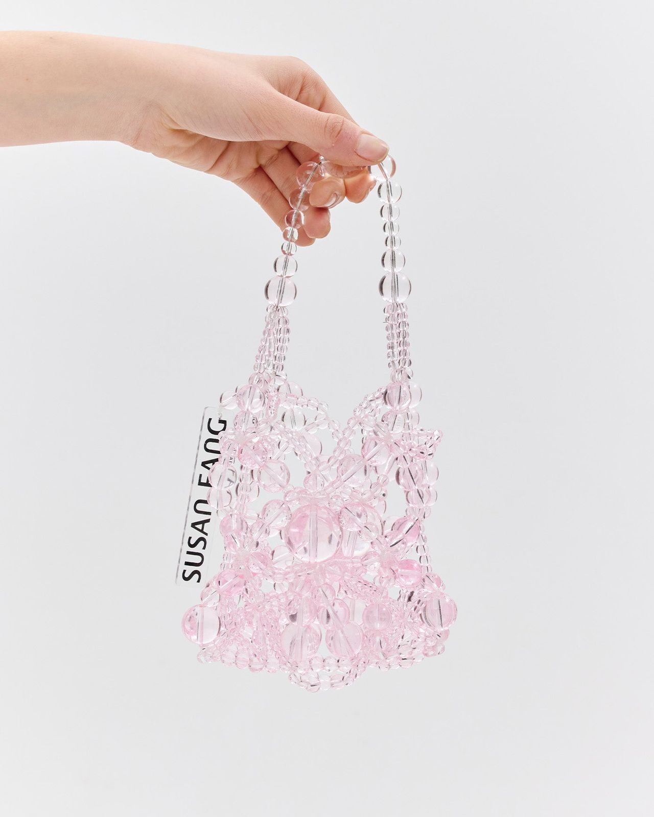 BUBBLE BEADED MINI HAND BAG