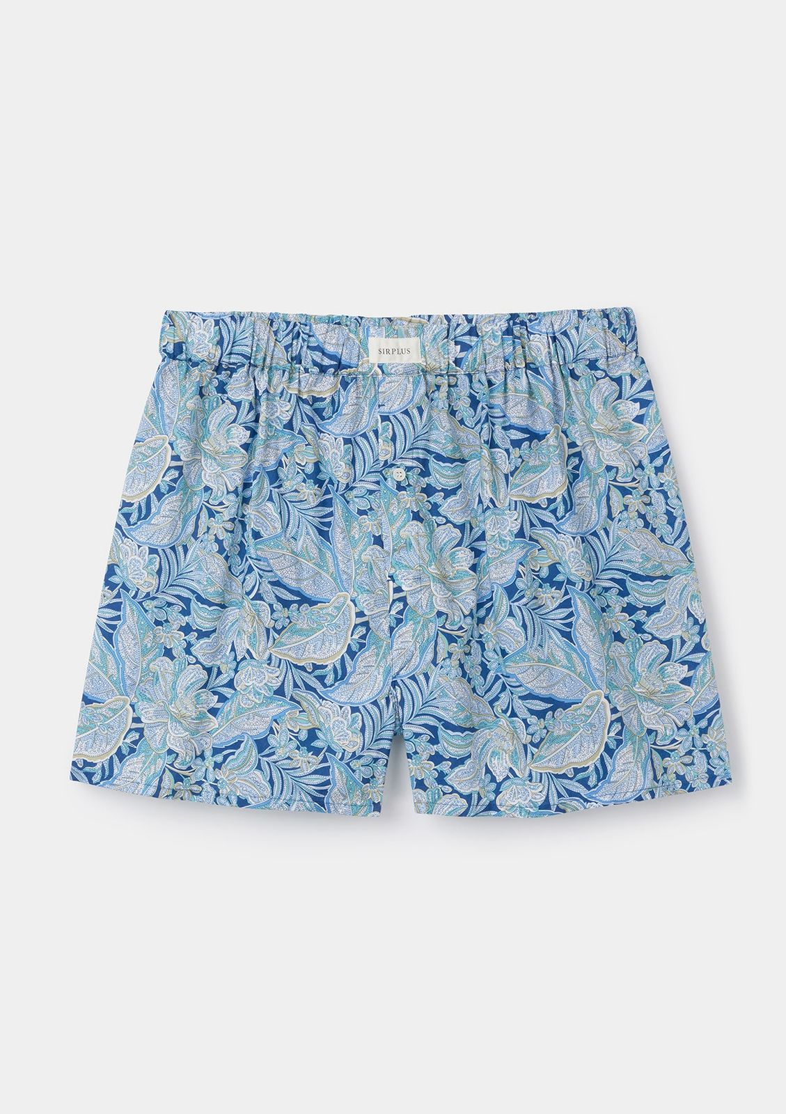 Blue Hawaiian Paisley Boxer Shorts  - Made with Liberty Fabric