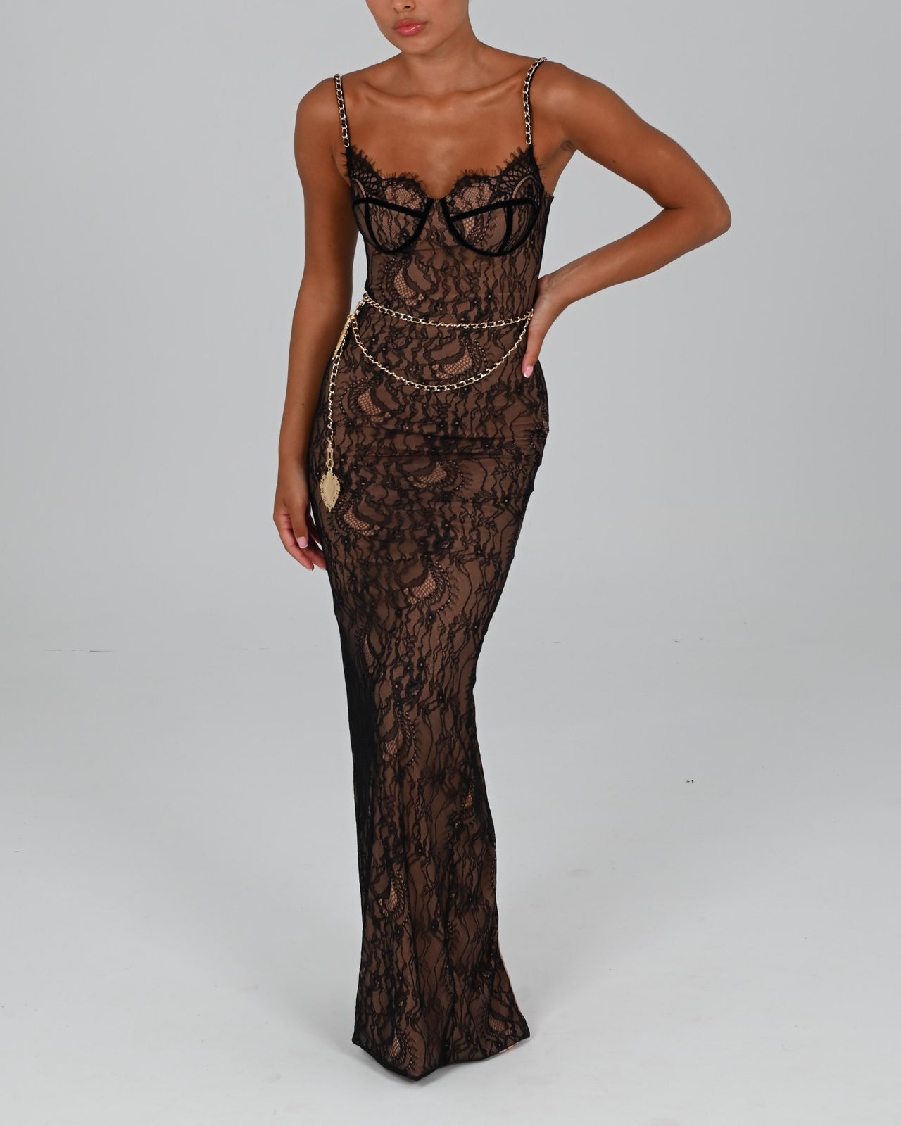 Francesca Maxi Dress in Black