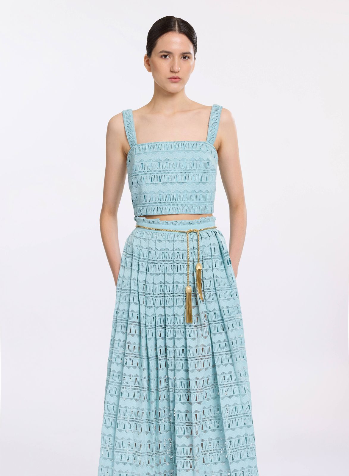 Macramé Crop Top