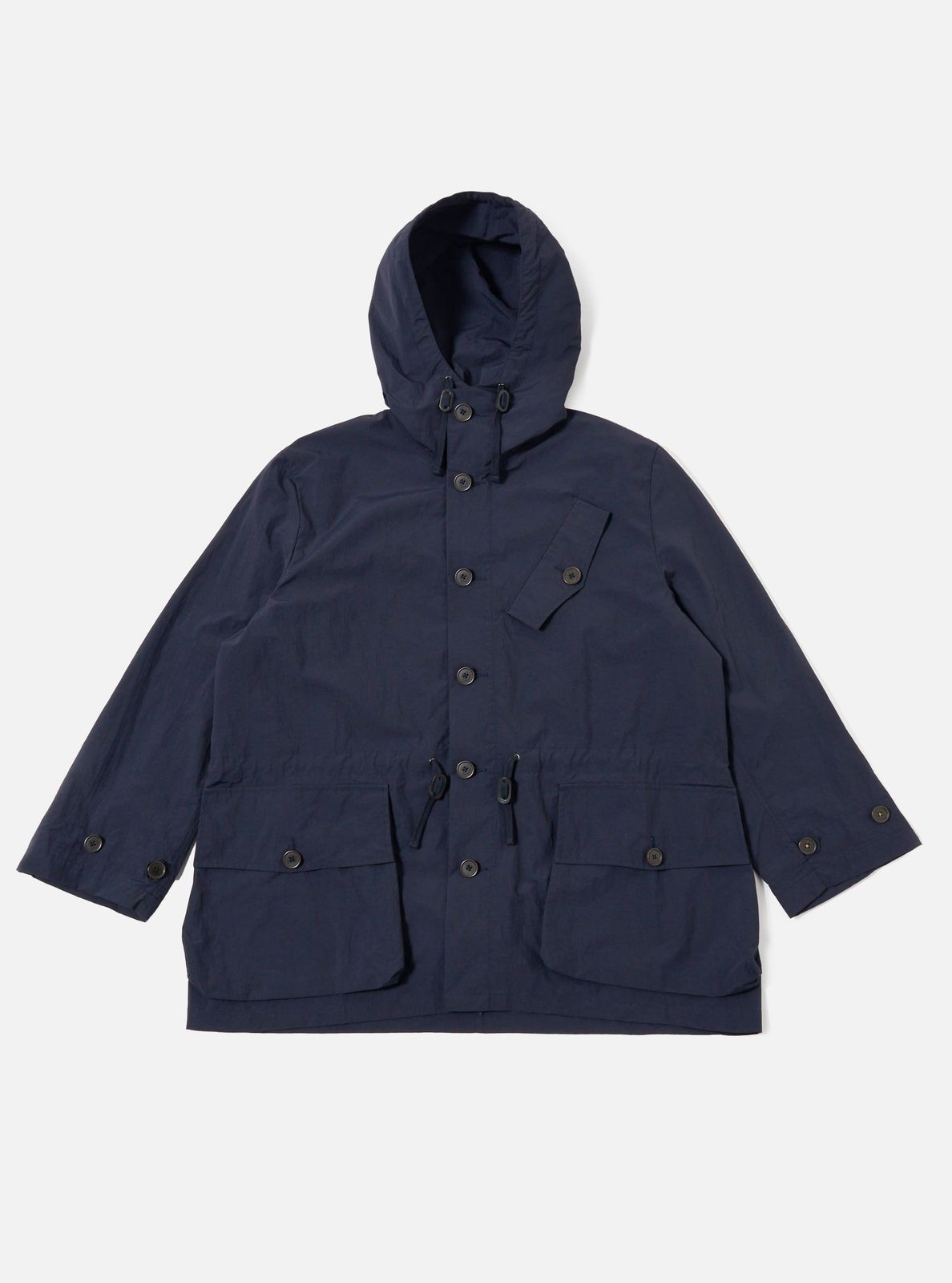 Navy Seo Recycled Nylon Boston Parka