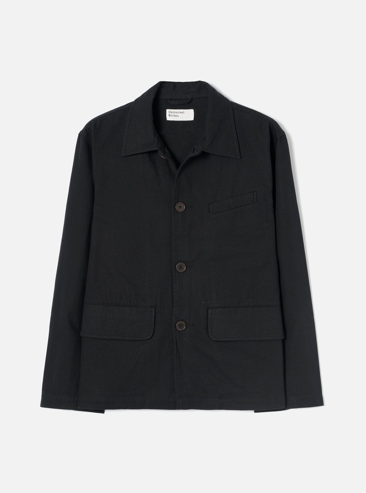 Black Brushed Moleskin Franck Jacket