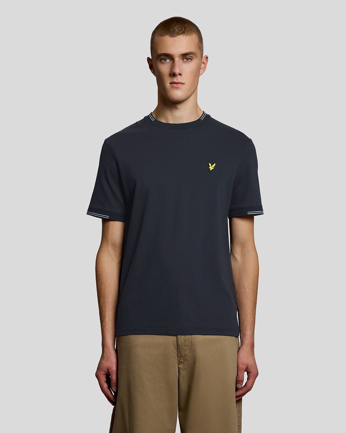 Fine Cotton Tipped T-Shirt