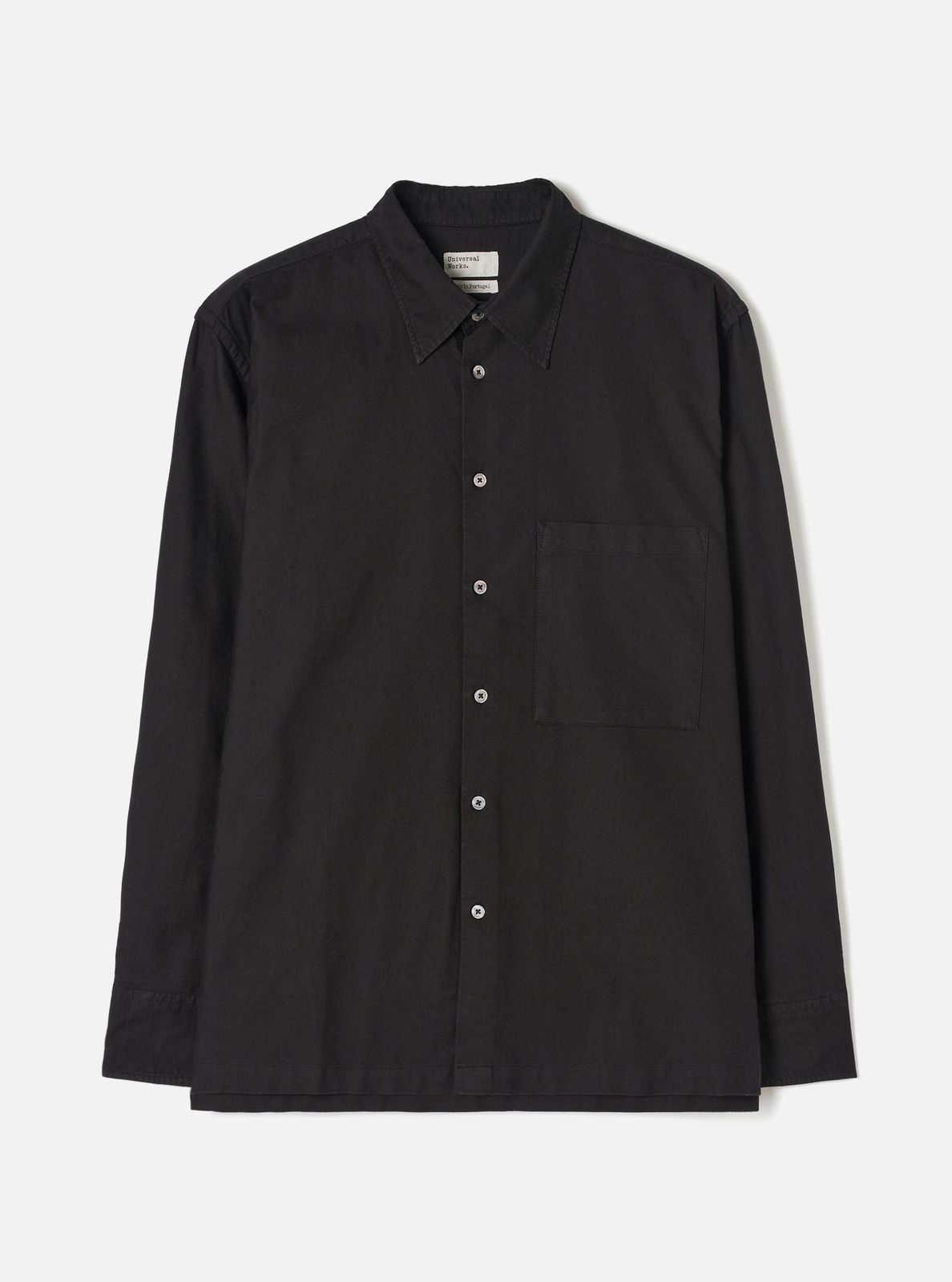 Black R.Oxford Lucky Shirt