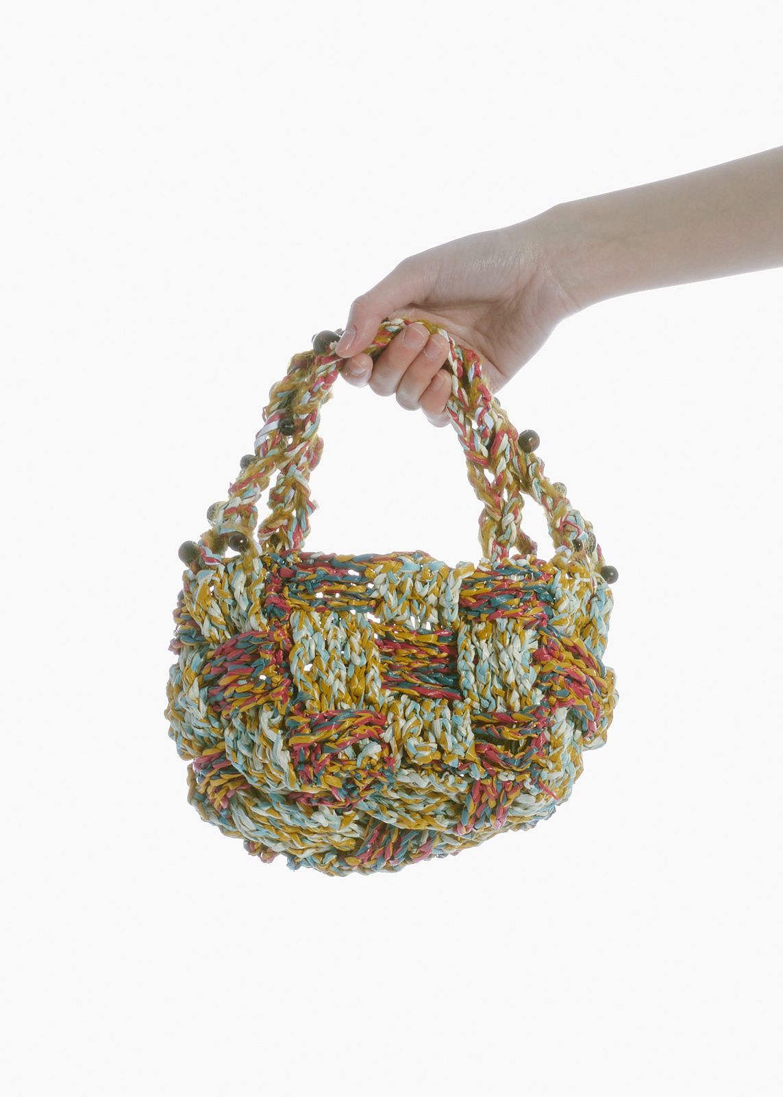 CROCHET WEAVED HANDBAG