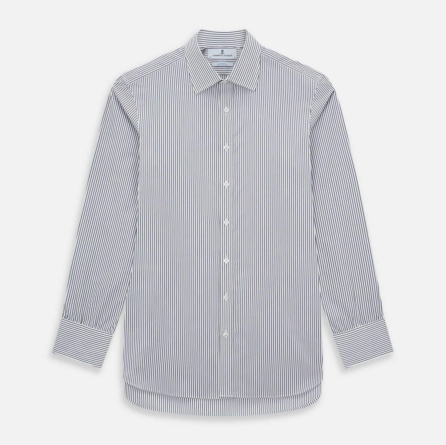 Grey Multi Stripe Mayfair Shirt