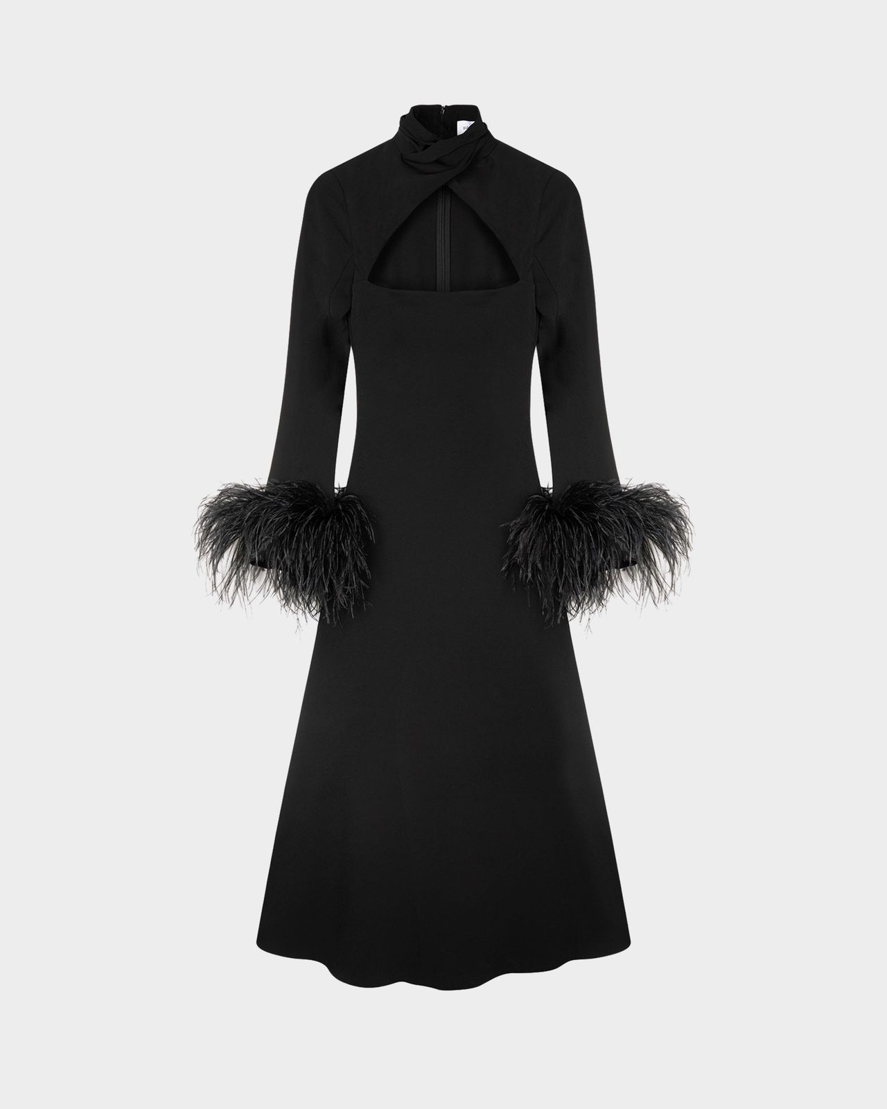 Odessa Midi Dress in Crepe