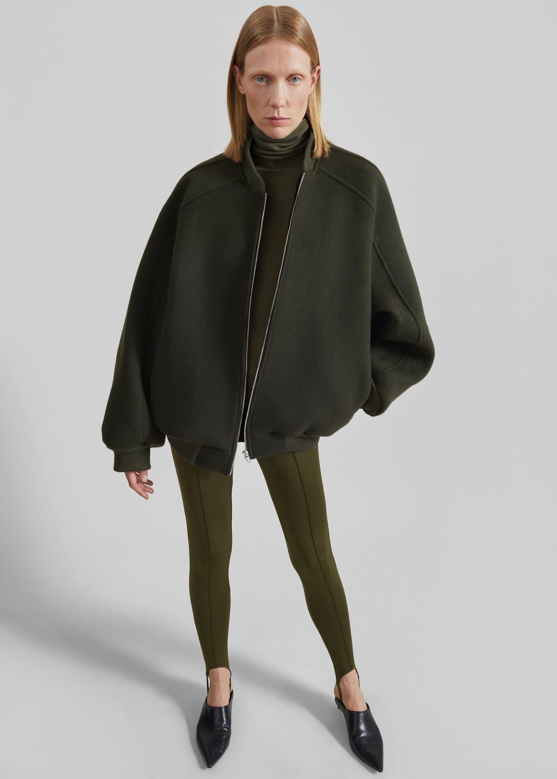 Caserta Stirrup Leggings - Olive
