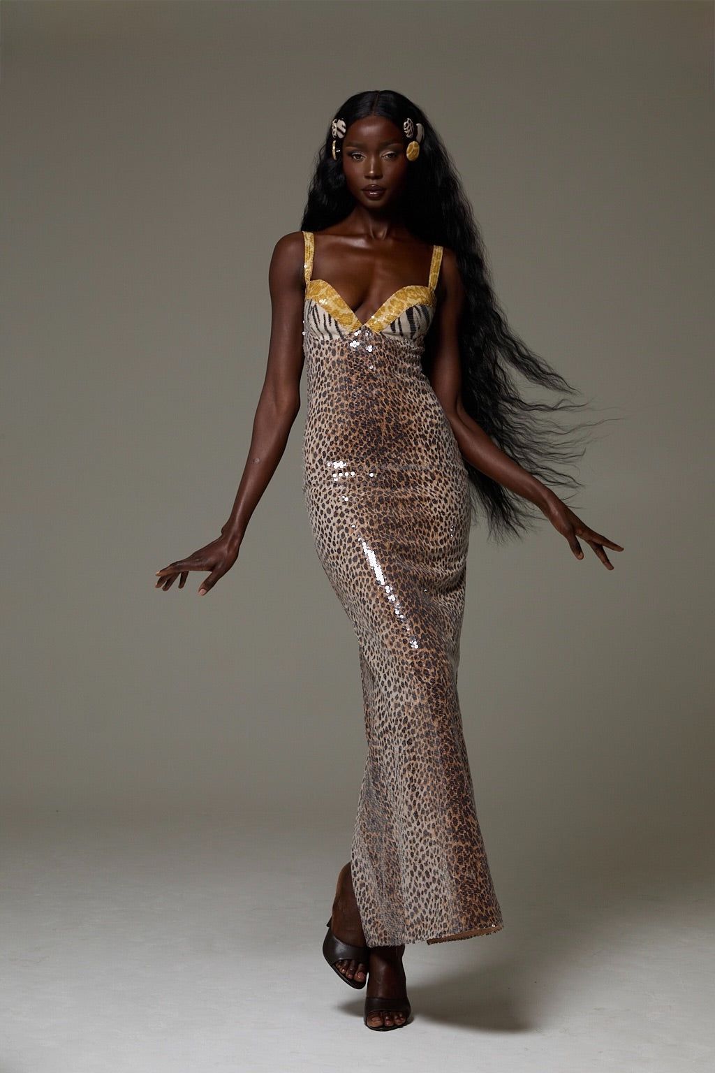 Sira Maxi Dress in Wild