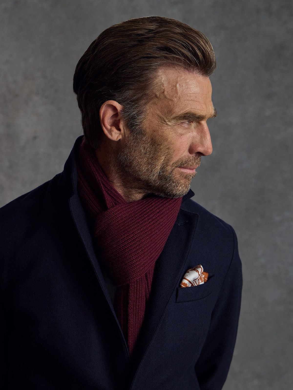 The Commando Scarf - Crimson